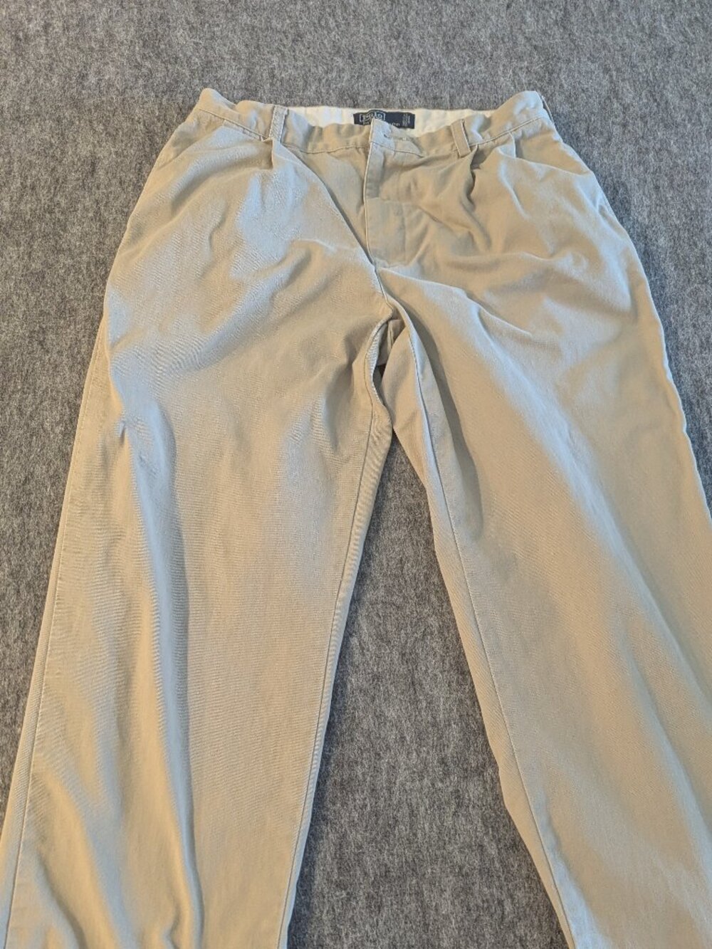 Vintage Polo Ralph Lauren Hammond Pant Chinos Mens Khaki Size 36x30